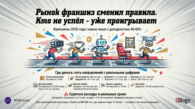 Рынок франшиз сменил правила. Кто не успел - уже проигрывает