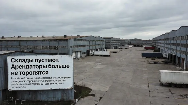 Склады пустеют. Арендаторы больше не торопятся